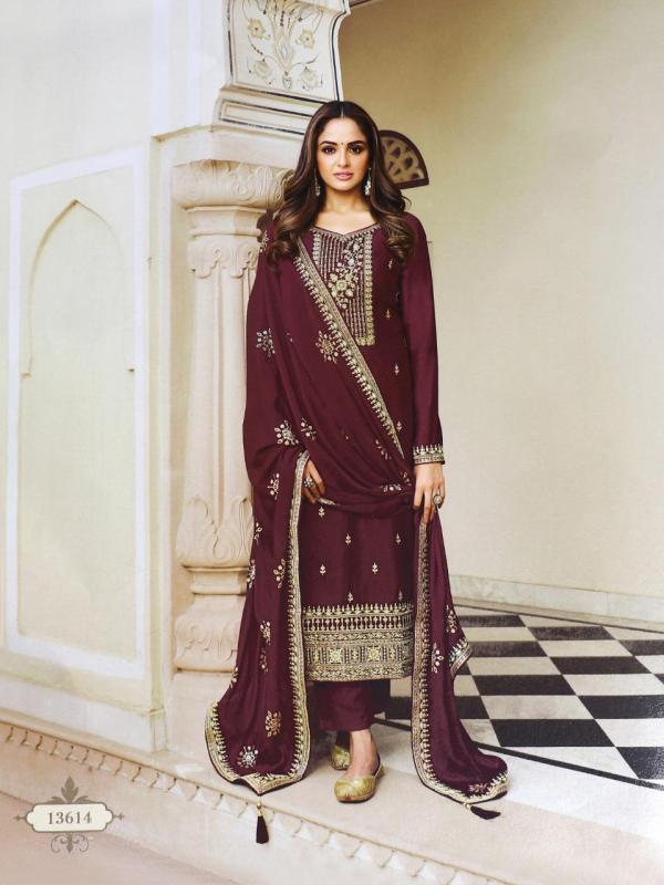 Sanam 13611 To 13616 Series Georgette Embroidery Salwar Suits